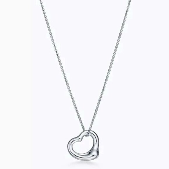 Authentic Tiffany & Co Silver Heart Necklace - Picture 1 of 3